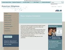 Tablet Screenshot of illinois.adoption.americanadoptions.com