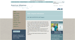 Desktop Screenshot of idaho.adoption.americanadoptions.com
