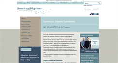 Desktop Screenshot of connecticut.adoption.americanadoptions.com