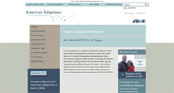 Desktop Screenshot of maine.adoption.americanadoptions.com