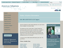 Tablet Screenshot of alaska.adoption.americanadoptions.com