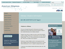 Tablet Screenshot of alabama.adoption.americanadoptions.com