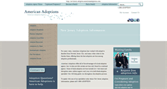 Desktop Screenshot of newjersey.adoption.americanadoptions.com