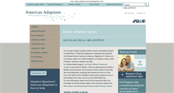 Desktop Screenshot of kansas.adoption.americanadoptions.com