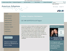 Tablet Screenshot of indiana.adoption.americanadoptions.com